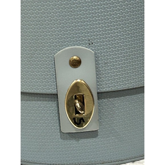 Vintage Everbest of Hollywood Florida Blue Wig Box Travel Carrier 1 Wig main image 5